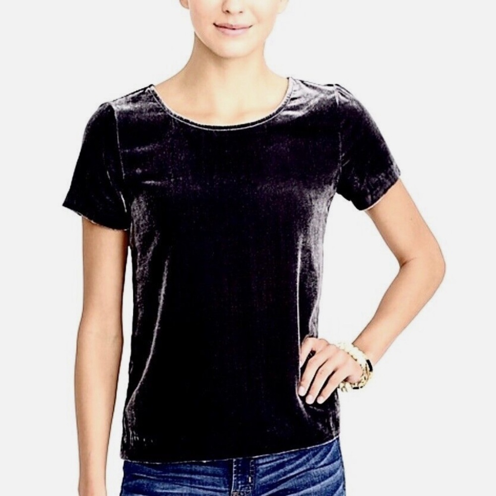 J.Crew Velvet Tee